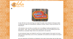 Desktop Screenshot of edda-puppenundfilz.de